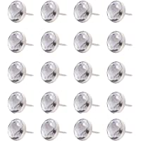 ROSENICE Cristal Tapicería cabeza clavos tachuelas decorativas sofá muebles tachuelas 100 unids